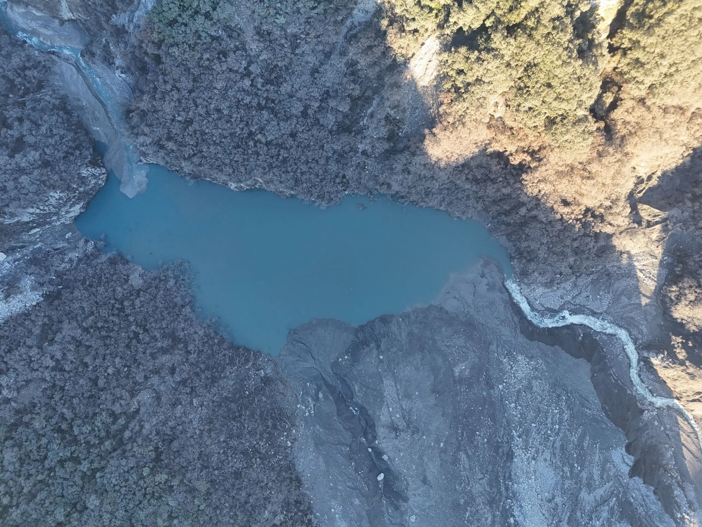 馬太鞍溪堰塞湖蓄水量剩0.36％！林保署：巨量土沙去化估10至20年