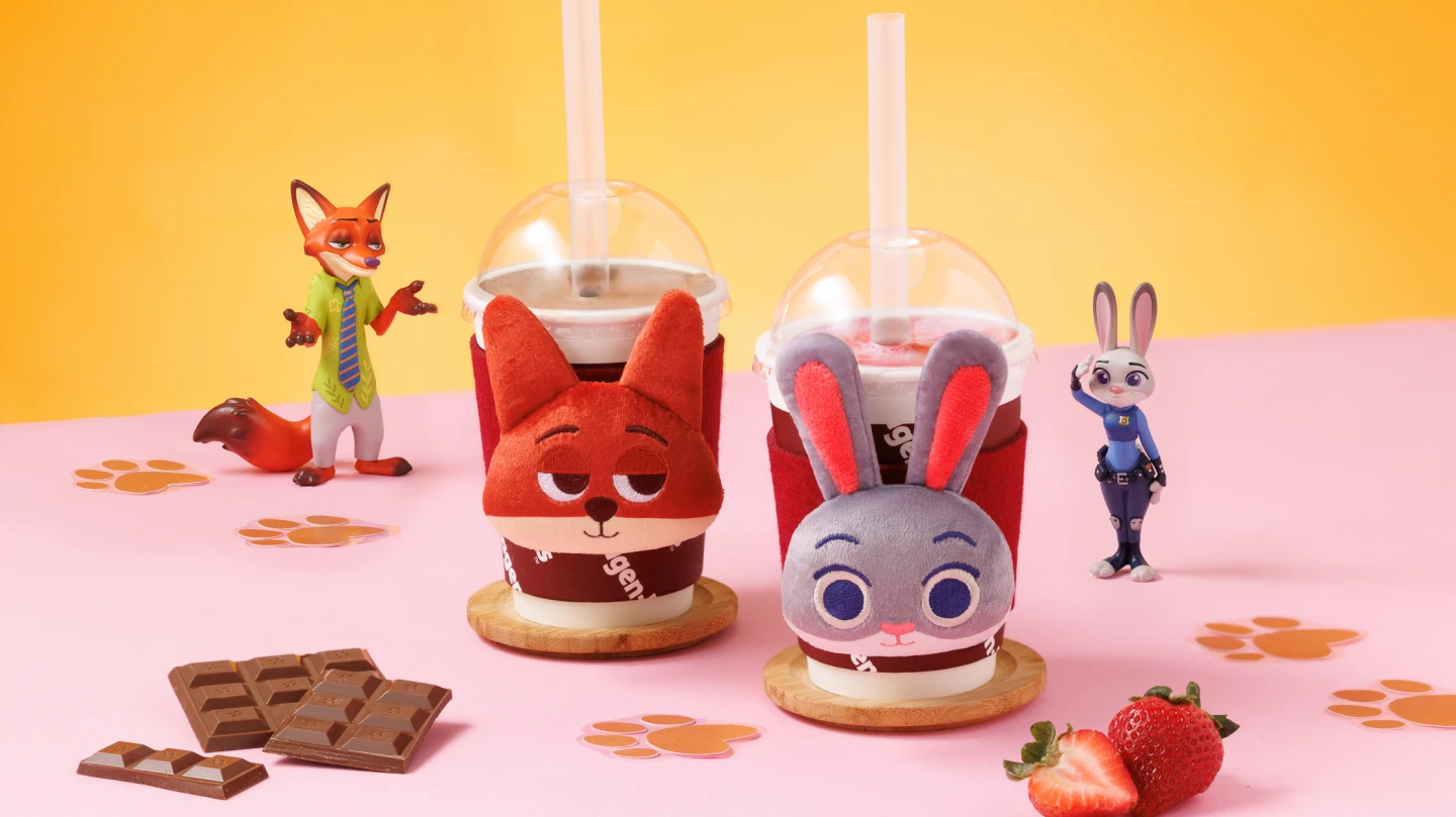 《動物方城市2》降臨哈根達斯！喝奶昔送尼克、茱蒂杯套　還有爪爪冰火鍋