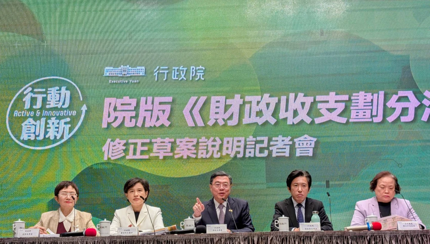 憂財政土石流！卓榮泰喊話立院：國家坐上財政失速列車「定出狀況」