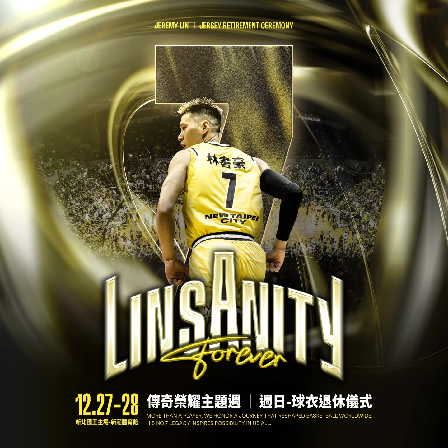 Linsanity Forever！新北國王致敬林書豪　這一天退休「7號」球衣　