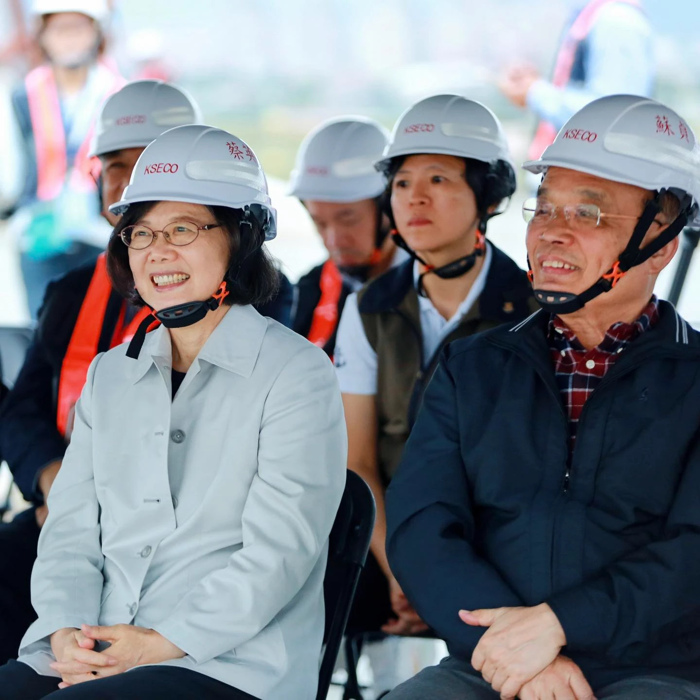 蘇貞昌同框蔡英文走淡江大橋　有感而發：中央地方合作才得成就偉大工程