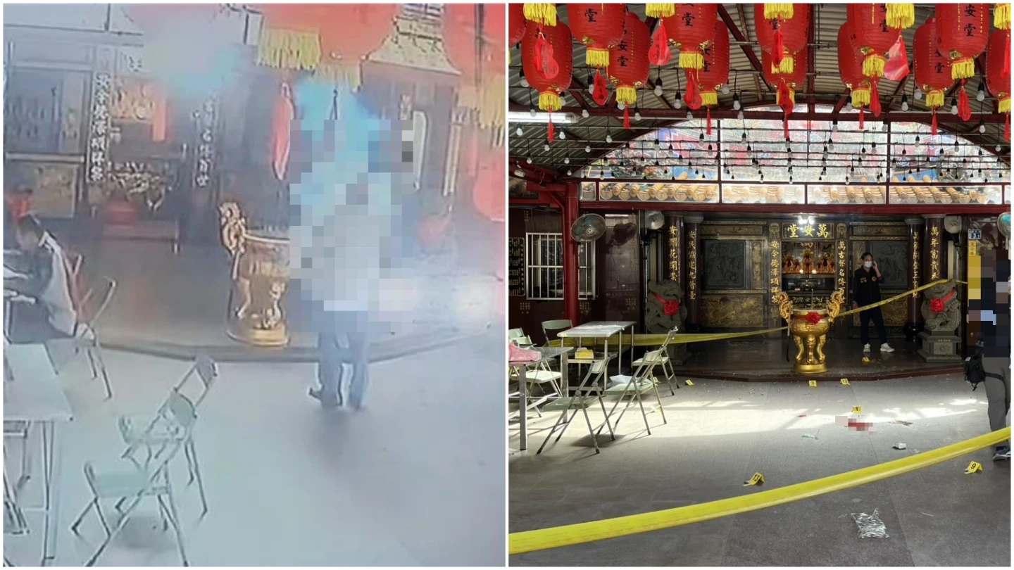 基隆宮廟驚傳自傷！88歲老翁疑引燃身藏爆裂物　臟器外露搶救中