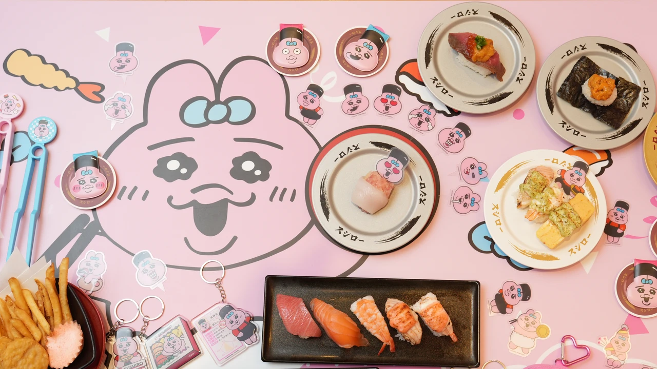 日本超萌《褲褲兔》現身壽司郎！頭香粉絲10點就到　拿到1周邊哭了