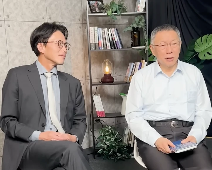 班師回朝！黃國昌啟程訪日　柯文哲現身民眾黨部：兩個太陽比沒有太陽好