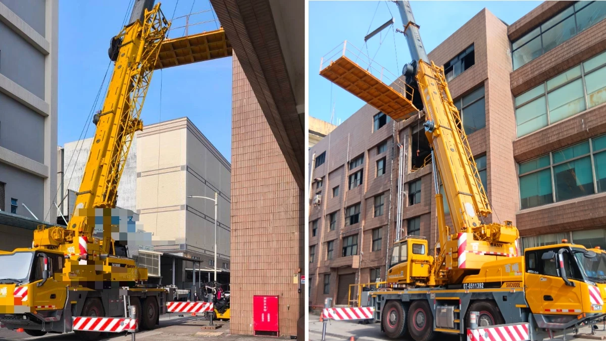 高雄海霸王爆意外！工人開堆高機4樓墜地喪命　驚悚瞬間曝