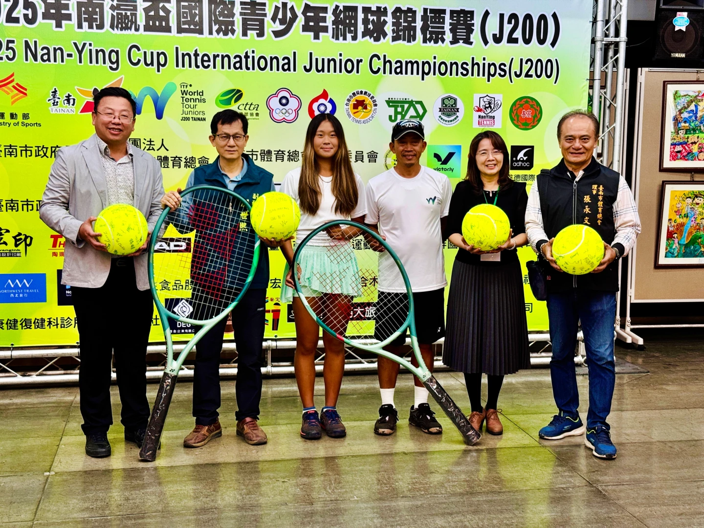 南瀛盃青少年網球賽登場！12國好手競技　超新星球后：把冠軍留台南