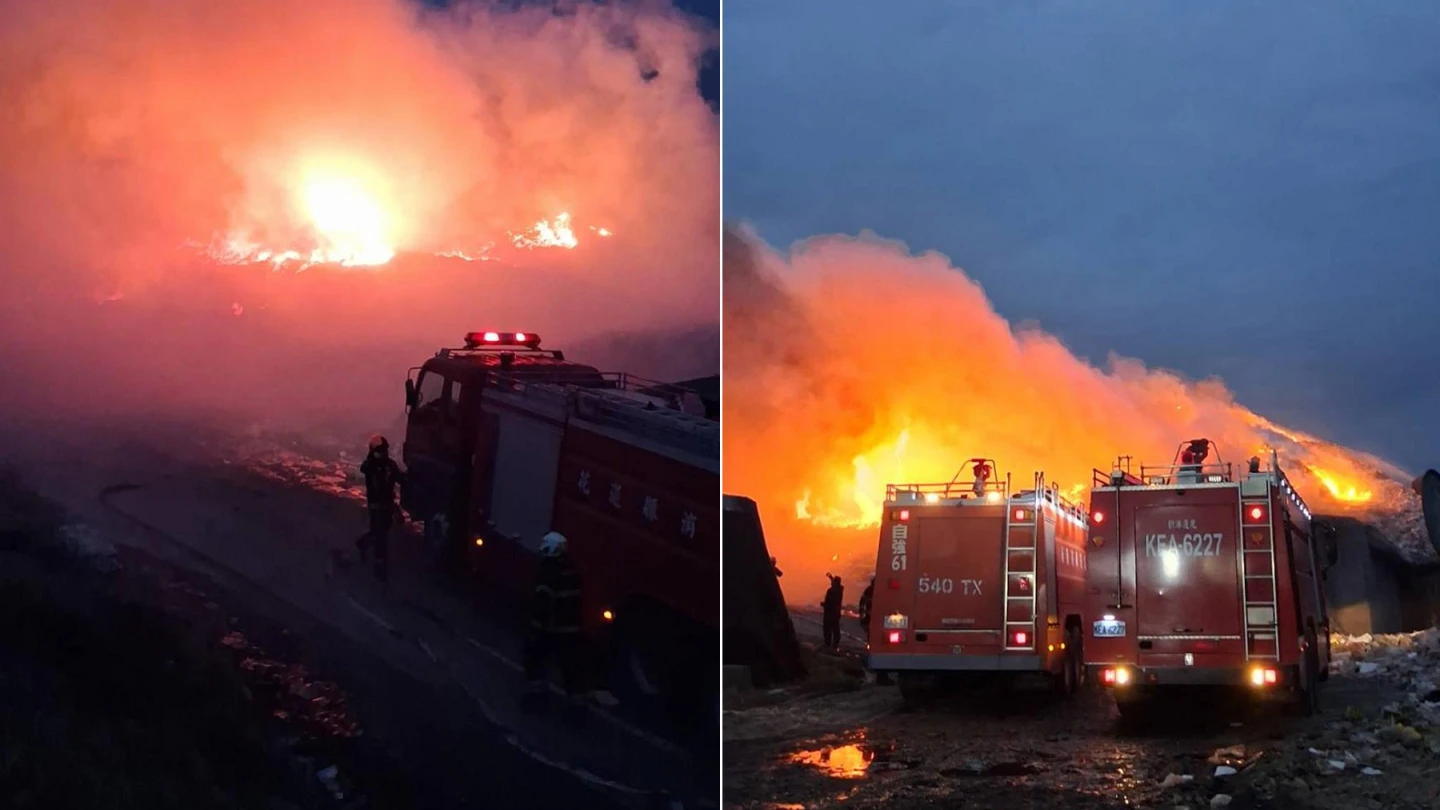 連3月爆火警！花蓮垃圾掩埋場叒燒了　「濃煙全往市區吹」快關窗