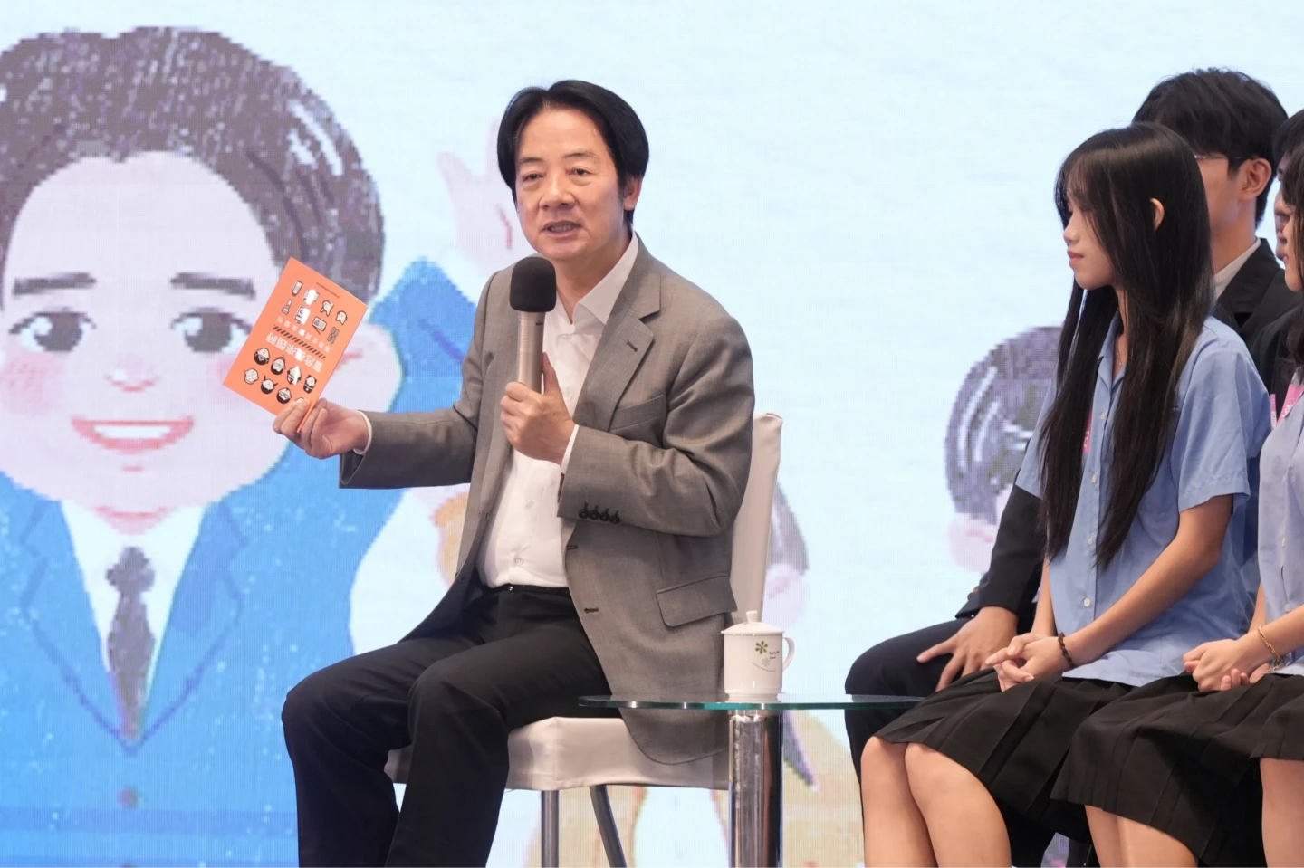 高中生辣問中共會否打來　賴清德：台灣須有實力保護國家利益