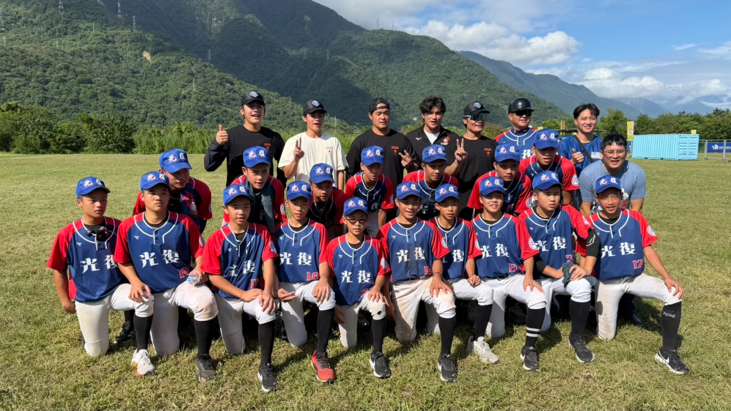 原棒協關心光復國中災後狀況　林智勝、王勝偉暖心分享經驗