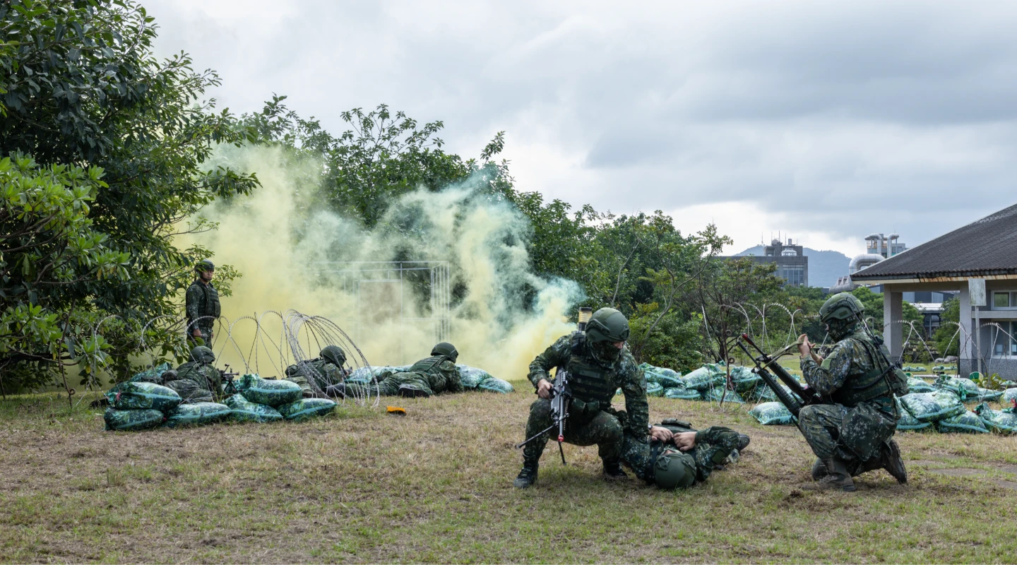 視導宜蘭後備旅教召　賴清德：沒有強大力量後盾「和解淪投降」