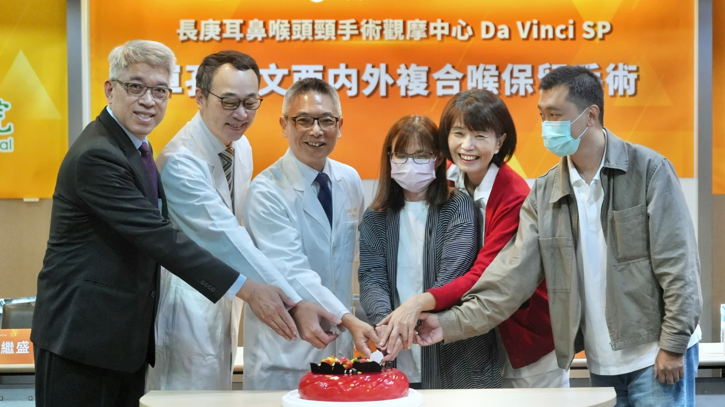 罕見喉癌拖到鴿子蛋大！長庚精準切除保聲帶　2周恢復說話