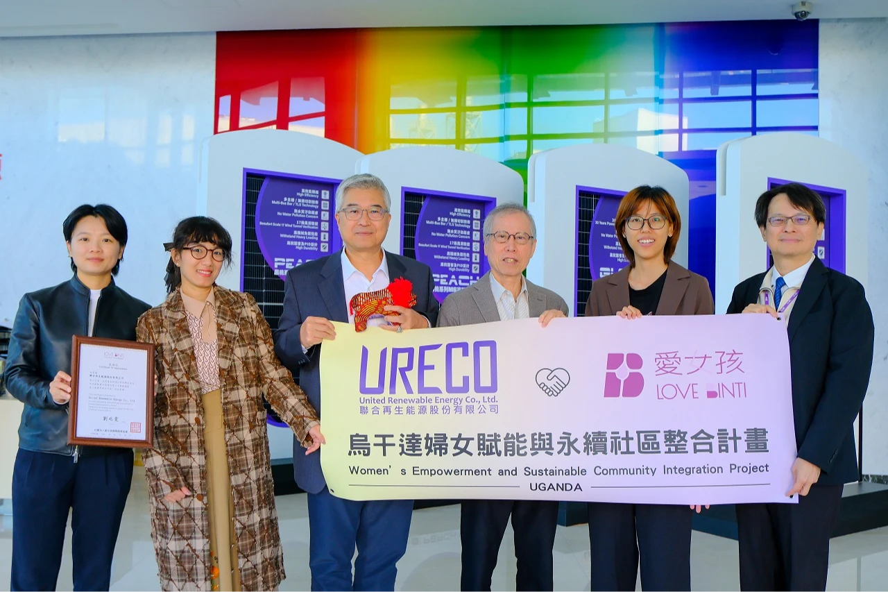 聯合再生跨海輸出台灣綠能技術！　350片高效太陽能板助非洲打造教育能源基礎