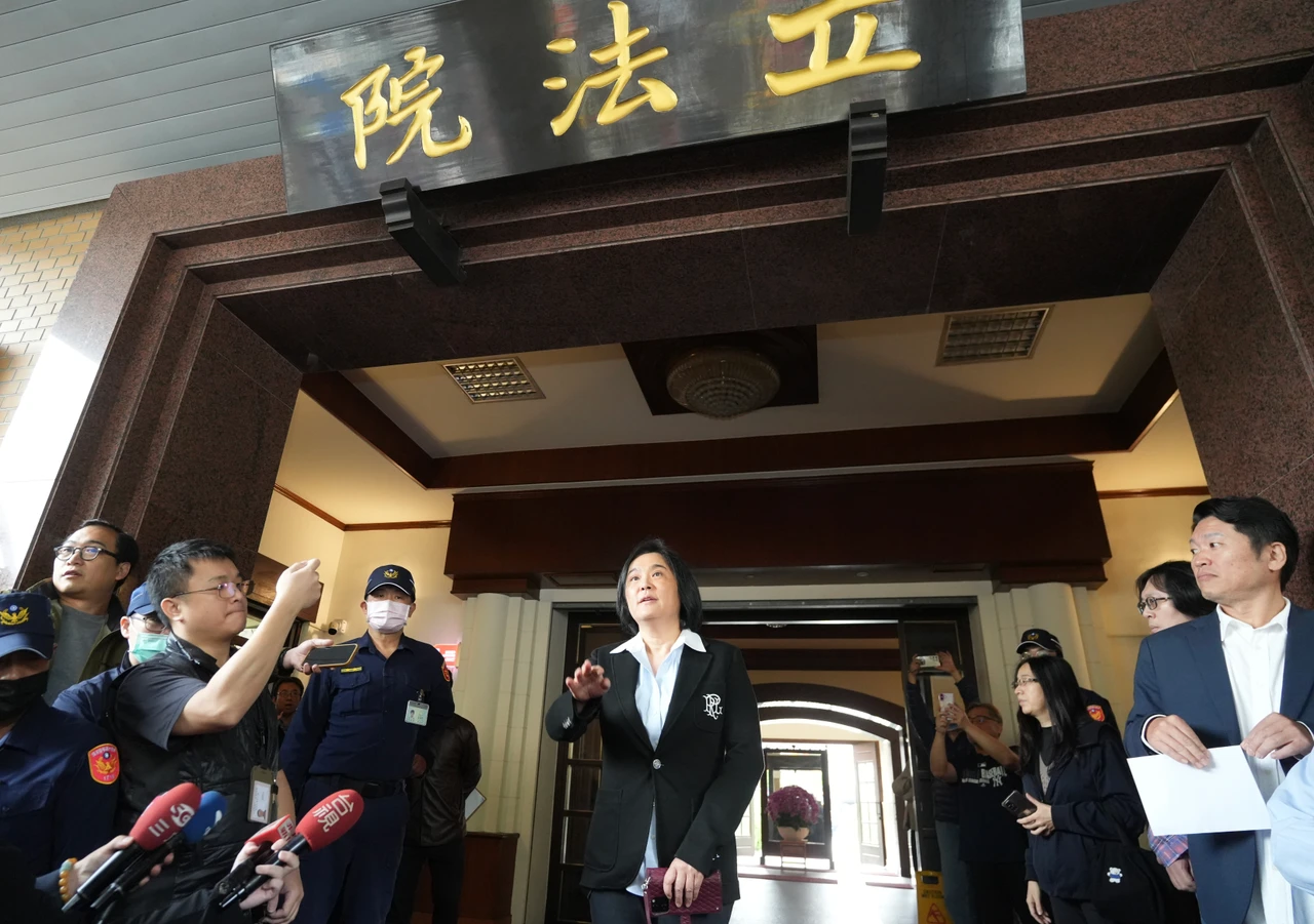 「任何汙衊我承受」陳玉珍直面抗議助理　認提案不周延、願修改立委自肥　