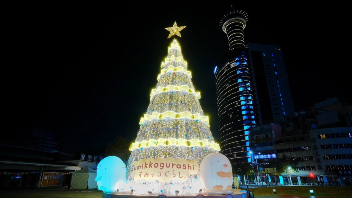 最萌耶誕夜！角落小夥伴攻佔舊城區　台中最甜燈海一路閃到元旦
