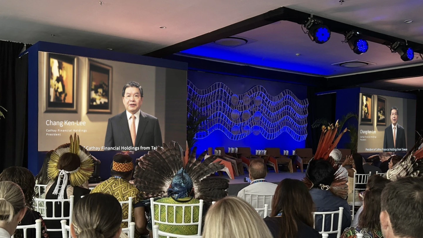 國泰金總座李長庚COP30倡「氣候與自然摩爾定律」　金融成永續轉型關鍵引擎