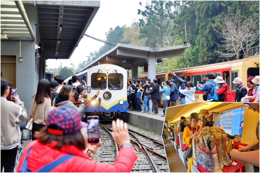 歷史性一刻！新港媽搭林鐵上阿里山祈福迎曙光　「神旅行」振興山海觀光