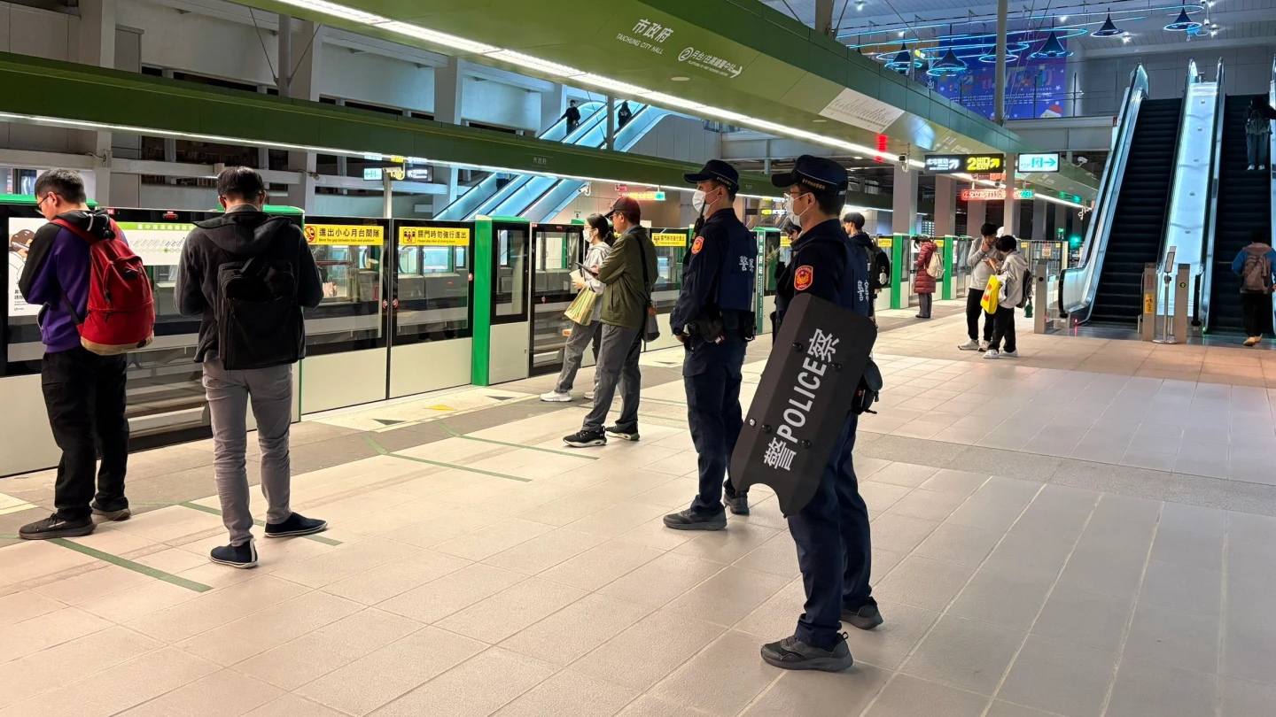 北市隨機攻擊釀慘劇！台中捷運、車站30分鐘一廣播　警力全面戒備