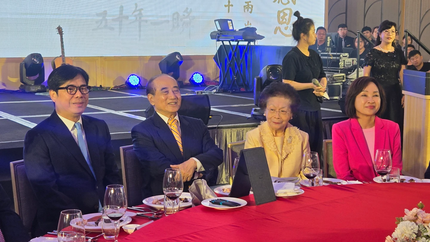 有片｜從政50年感恩餐會在高雄　未邀鄭麗文掀話題！王金平一句話點名柯志恩代表國民黨