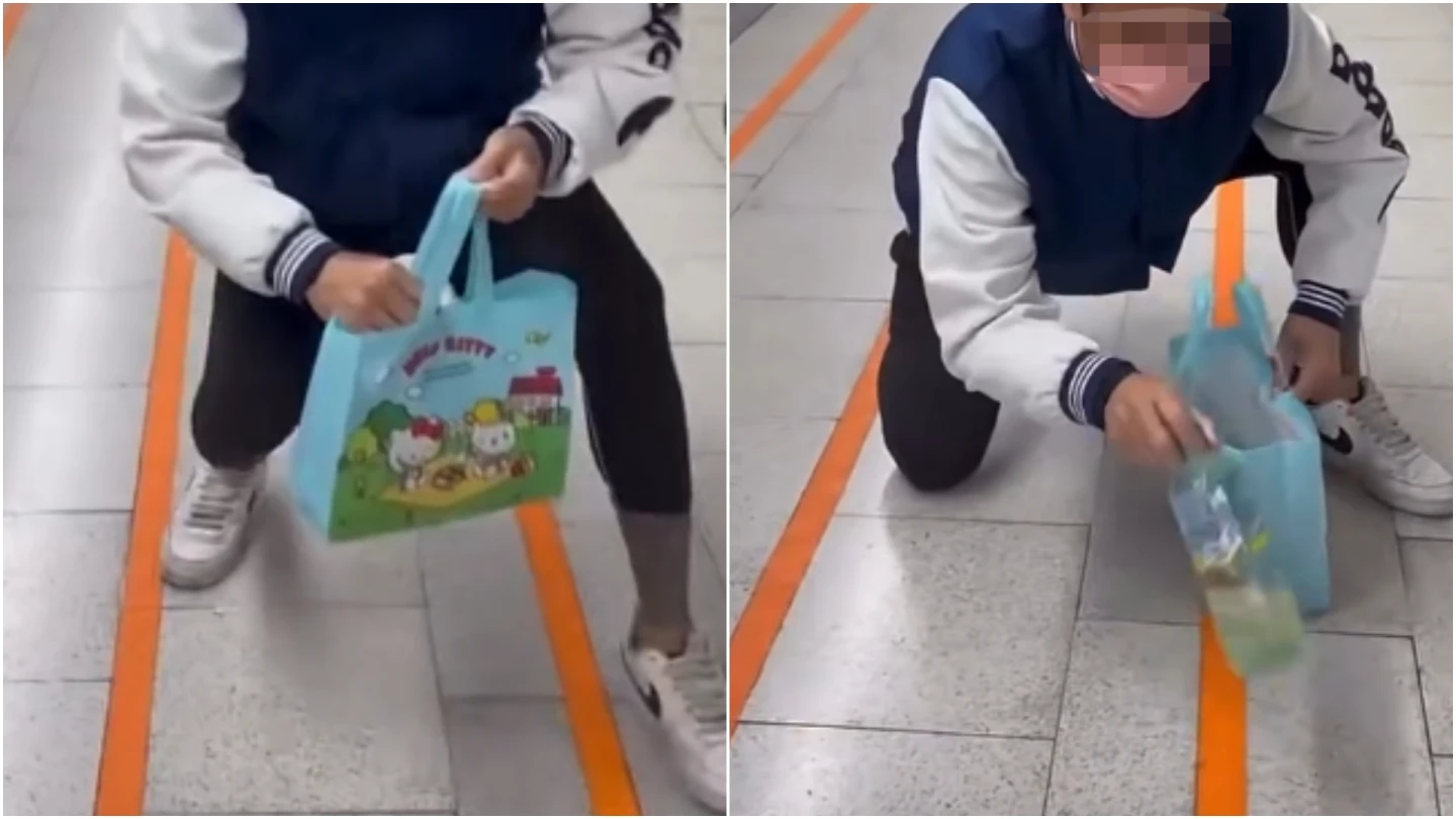 員工模仿張文丟瓶「高鐵沒有煙霧彈」遭炎上　店家鞠躬致歉：即刻解職