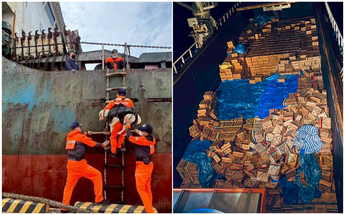 海巡偵搜犬立大功！揪3漁船走私101萬包市價逾億私菸　5人起訴