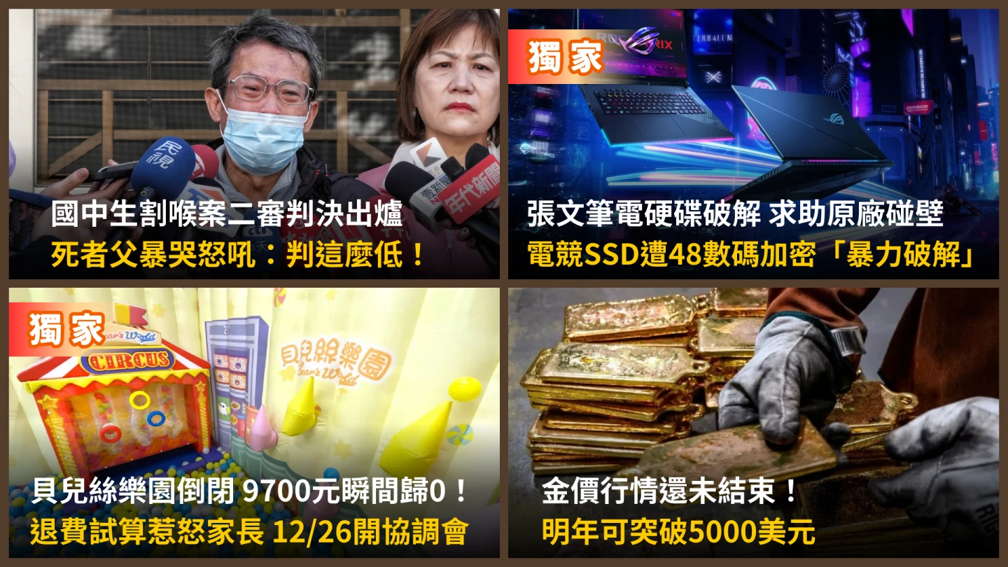 今日精選｜破解張文筆電！連華碩及微軟都無法／樂園歇業退費算式「9700元瞬間歸0」