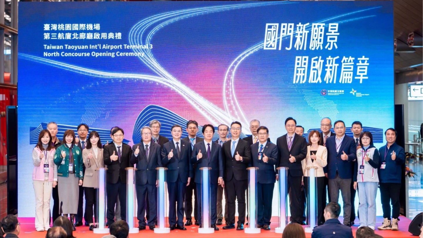 滿意度破4.6顆星！桃機三航廈北廊廳今啟用　賴清德：給國人的耶誕禮物