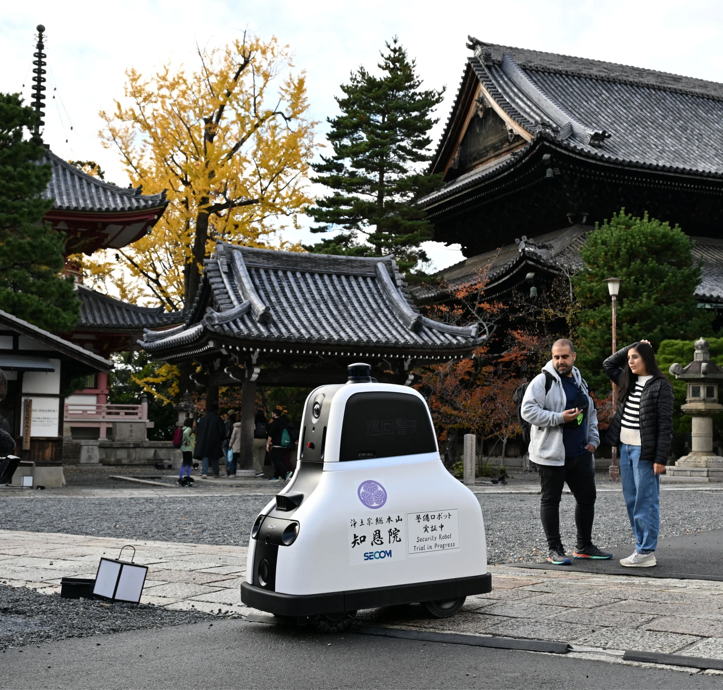 外國遊客爆量　京都神社寺廟用警衛機器人維持秩序