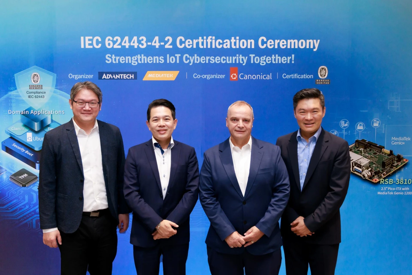 歐盟CRA將於2027上路　研華攜手聯發科取得首款Arm工業級單板電腦IEC 62443-4-2認證