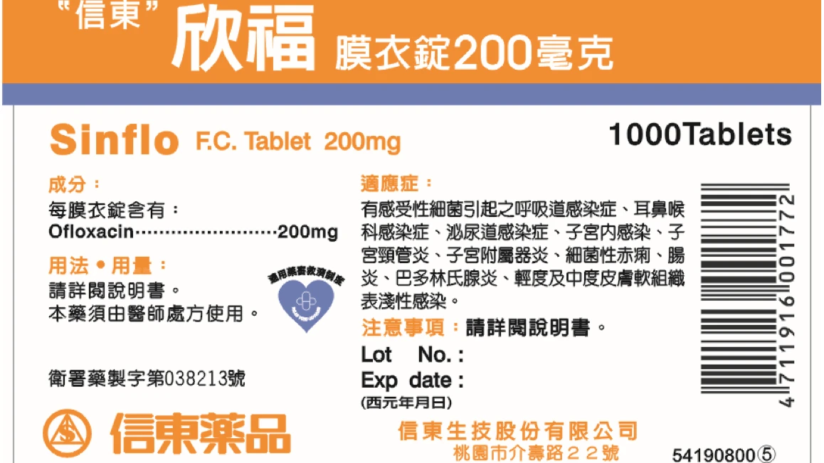 「信東」抗生素溶離試驗結果不合格　恐影響療效！食藥署回收22萬顆