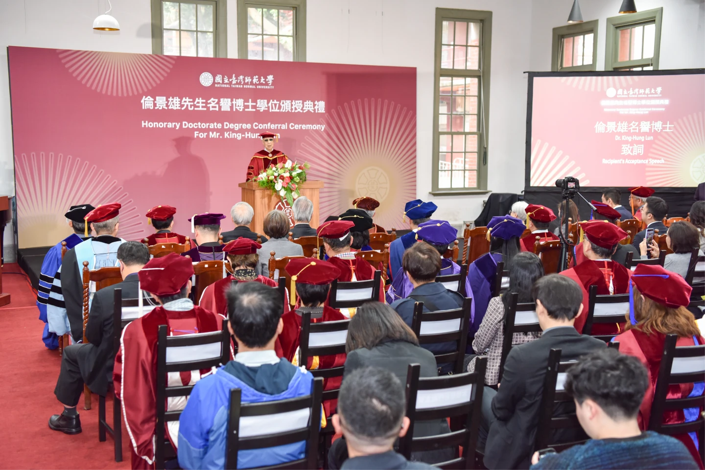 協助數千受困戰亂的緬甸學生來台　企業家倫景雄獲台師大名譽博士