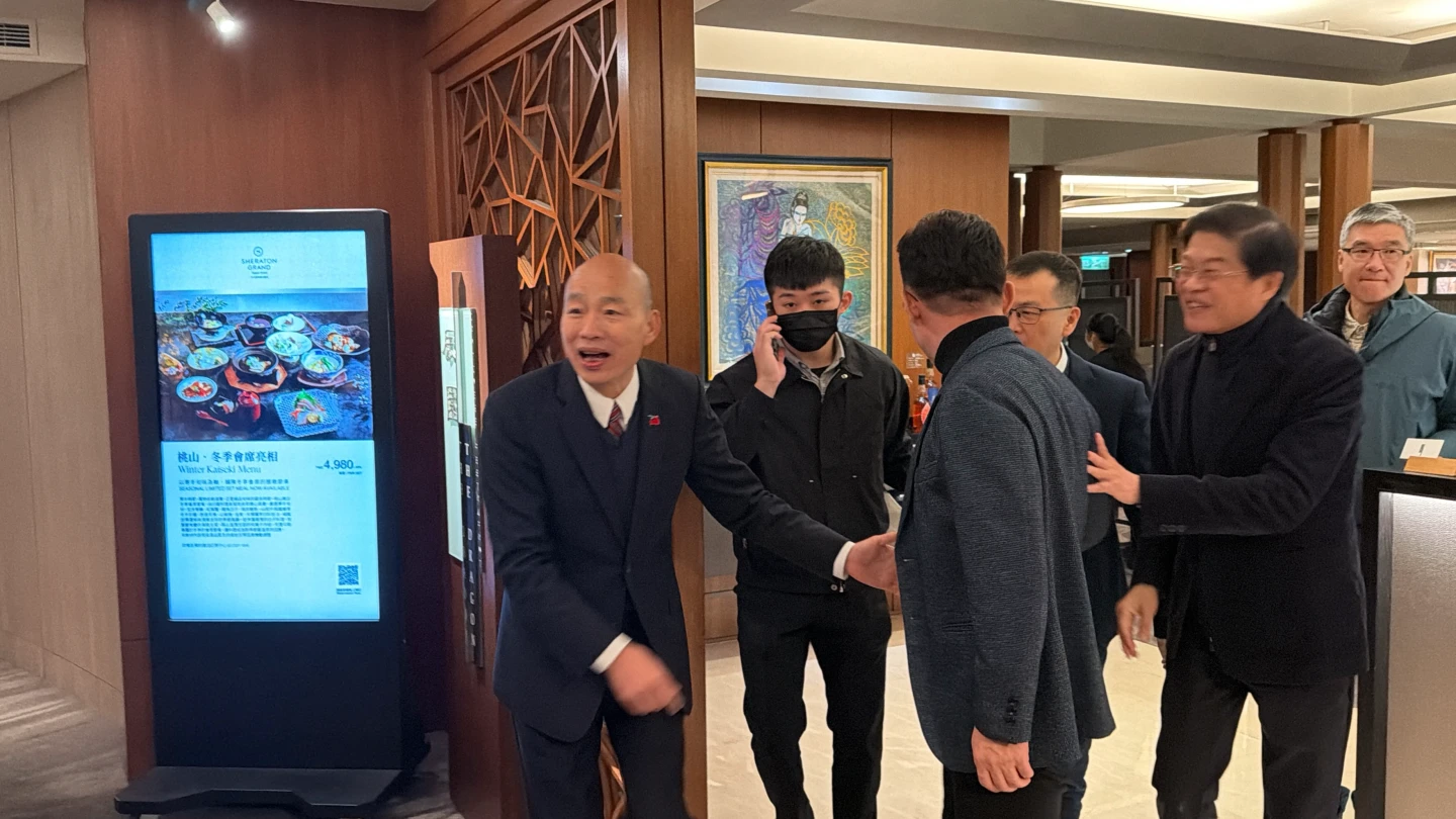 國民黨團年終聚餐　韓國瑜盼新會期「馬上幸福」