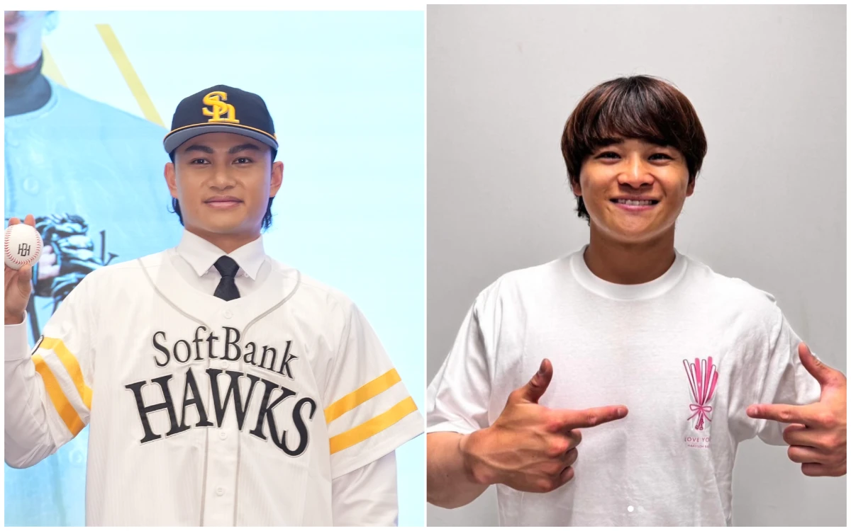 日職｜還未登板就掀話題！徐若熙撞臉軟銀捕手　喊話想組「雙胞胎投捕搭檔」