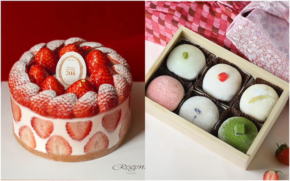 單月狂賣萬顆！台北晶華爆紅裸感草莓蛋糕回歸　法朋草莓大福1/12開搶