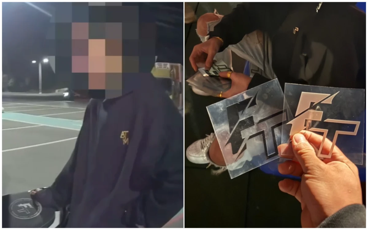 有片｜30輛改裝機車集結高雄柴山！6.6萬粉網紅發貼紙變違規現場　警一句話：用牽的離開