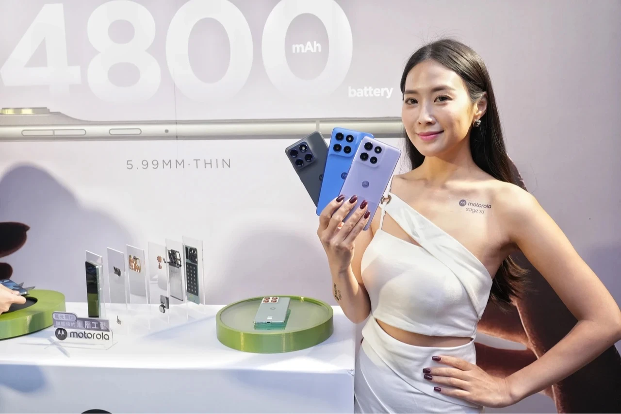 續航又輕薄！Motorola edge 70登台　4800mAh電池塞5.99mm機身「售價不到1.7萬」