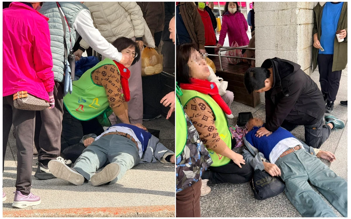 百歲翁冬日外出心臟驟停！休假消防員、護理師協力搶命　「CPR四原則」擊退死神