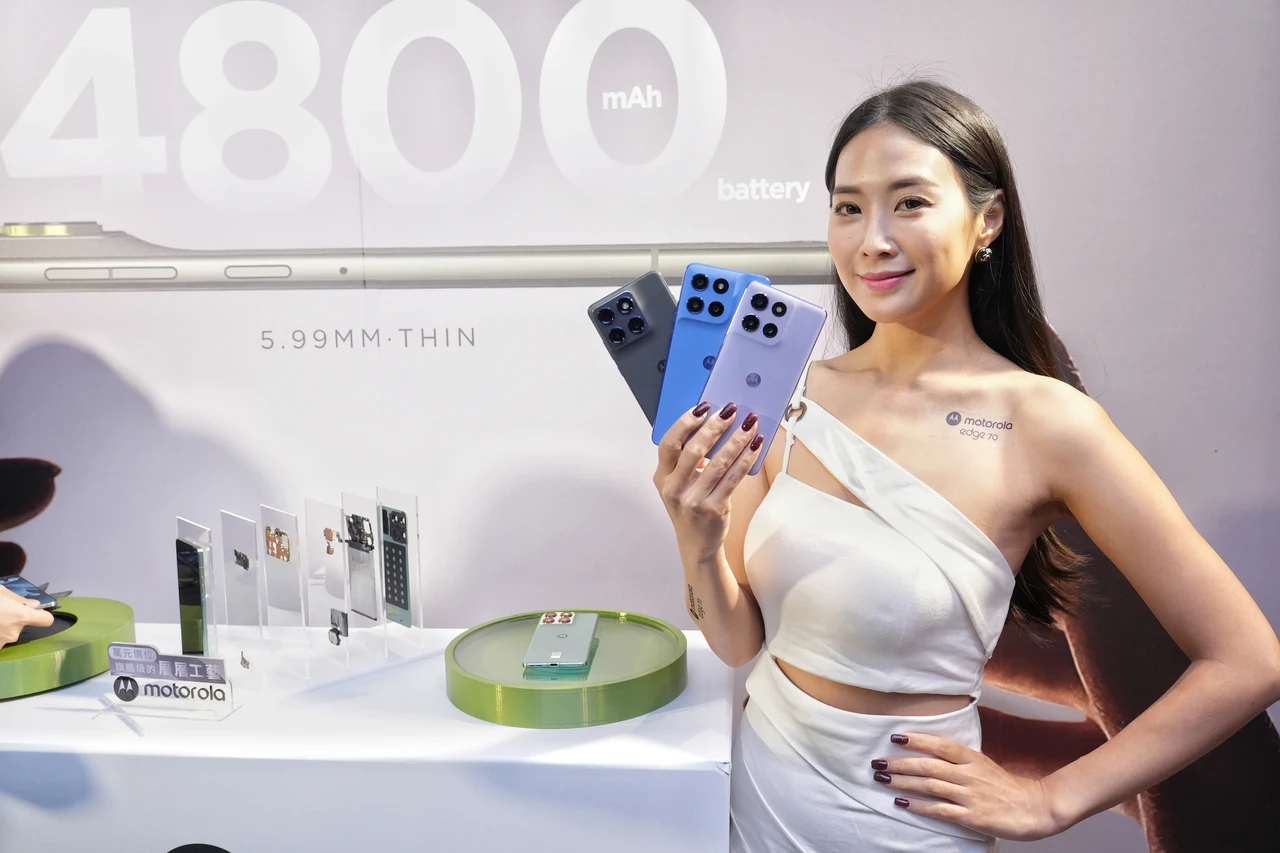 續航又輕薄！Motorola edge 70登台　4800mAh電池塞5.99mm機身「售價不到2萬」