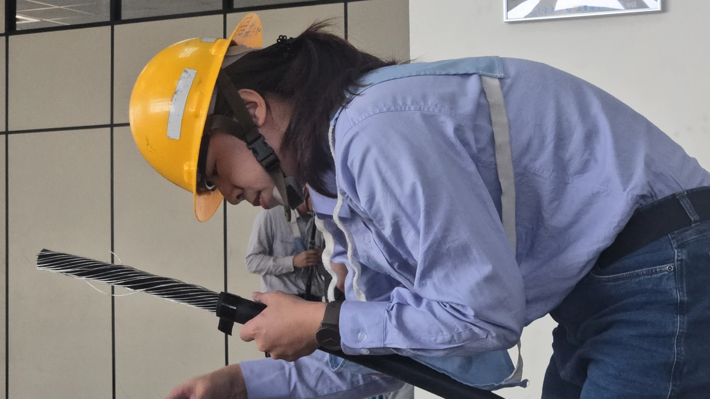 有片｜台電女寶寶長大了！文靜商科女轉職成「電桿蜘蛛人」　老爸心聲曝光