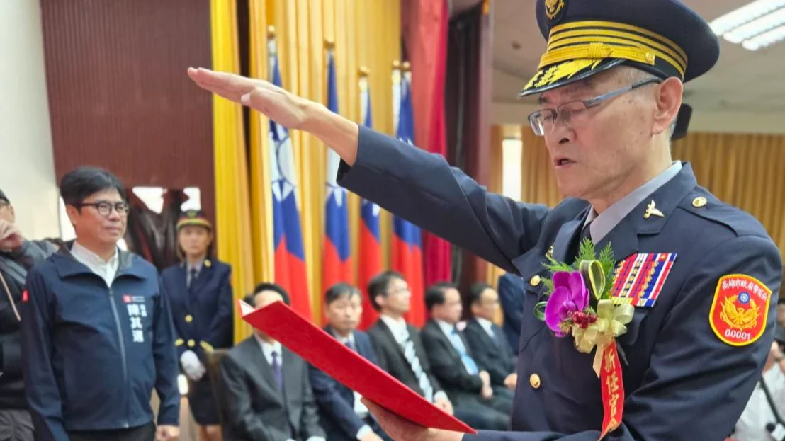 趙瑞華接高市警局長！陳其邁：市長不睡覺　要他跨越「林炎田障礙」