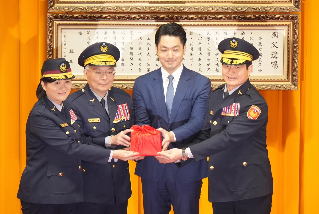 有片｜林炎田接北市警局長　誓言守護首都治安！勉同仁「天道酬勤」