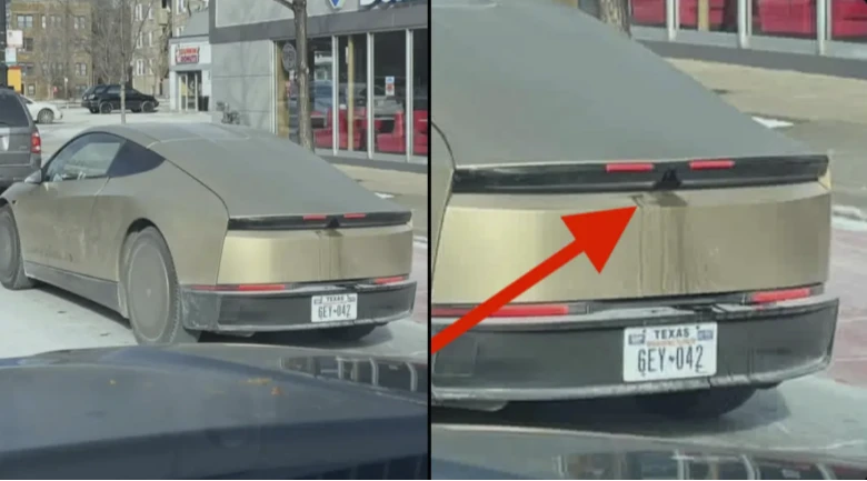 特斯拉無人計程車Cybercab原型車曝光！取消側後視鏡　配備後鏡頭清洗裝置