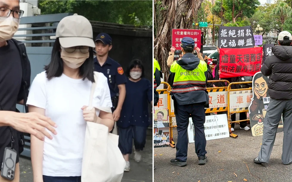 兒盟社工陳尚潔出庭！剴剴戰士庭外怒喊「重判」　聲音傳入法庭反應曝