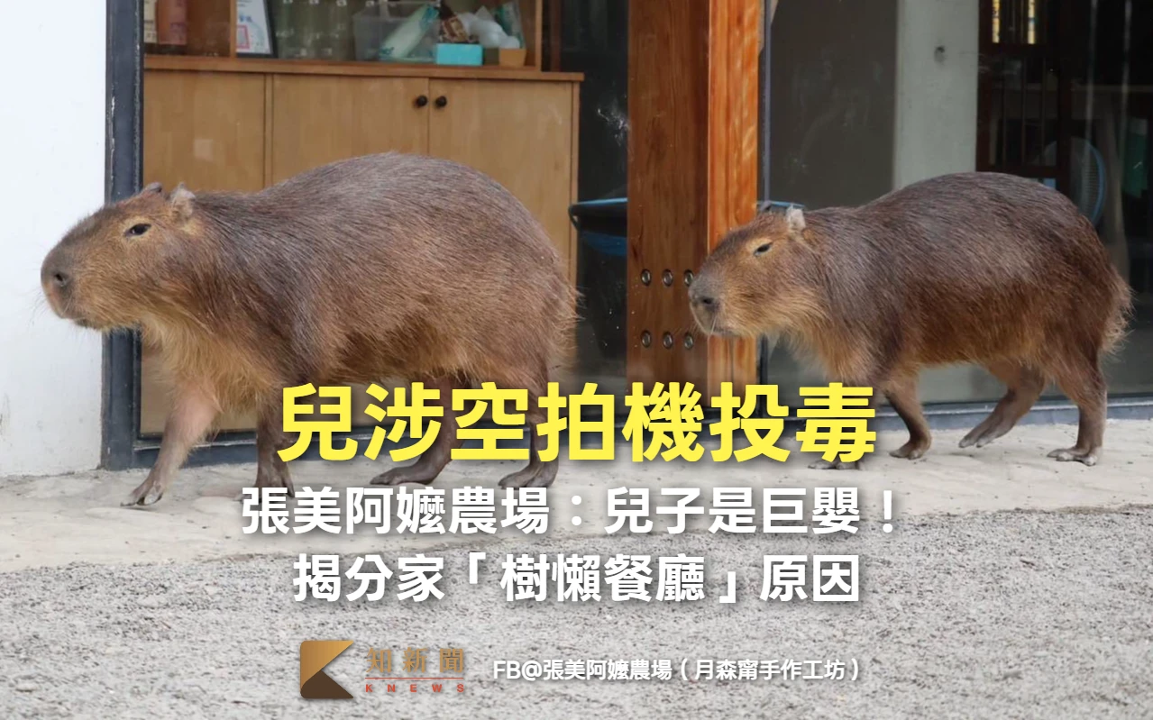 空拍機投毒案　張美阿嬤農場：兒子是巨嬰！驚爆分家「樹懶餐廳」原因