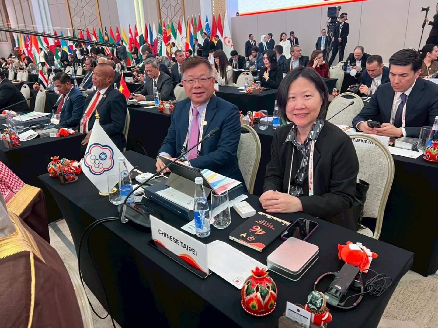 亞洲奧林匹克理事會會員大會烏茲別克登場　蔡家福積極與國際交流