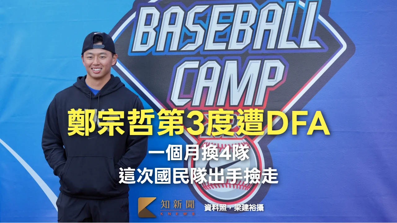 MLB｜一個月換4隊！鄭宗哲第3度遭DFA　這次國民隊出手撿走