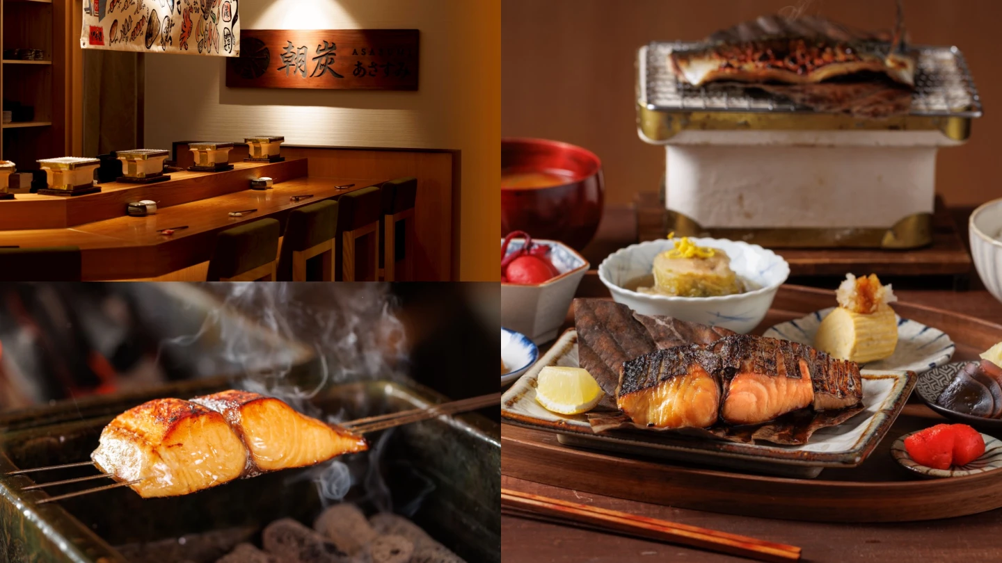 全台首間日式炭火烤魚早午餐　初魚新品牌「朝炭」進駐民生社區