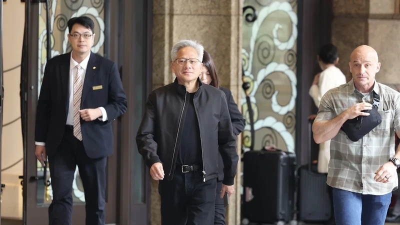 黃仁勳2/2離台　是否參加輝達用地簽約備受矚目