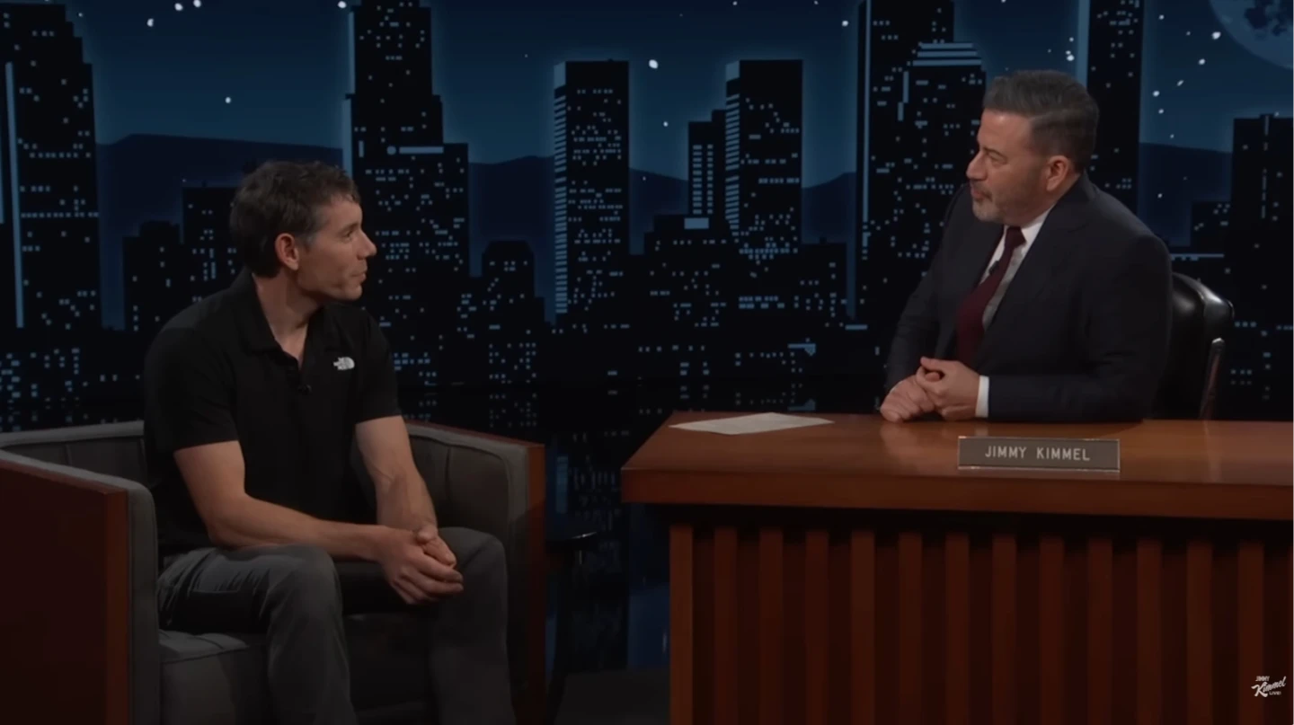 霍諾德登《吉米夜現場》談獨攀台北101　為攀岩移居賭城「我只賭命」