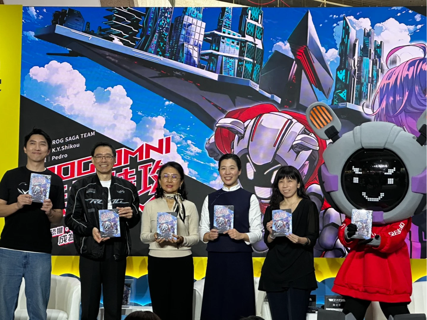 華碩推出科技普及教育漫畫《ROG OMNI 無懼特攻》　許先越：為年輕世代種下科技火種