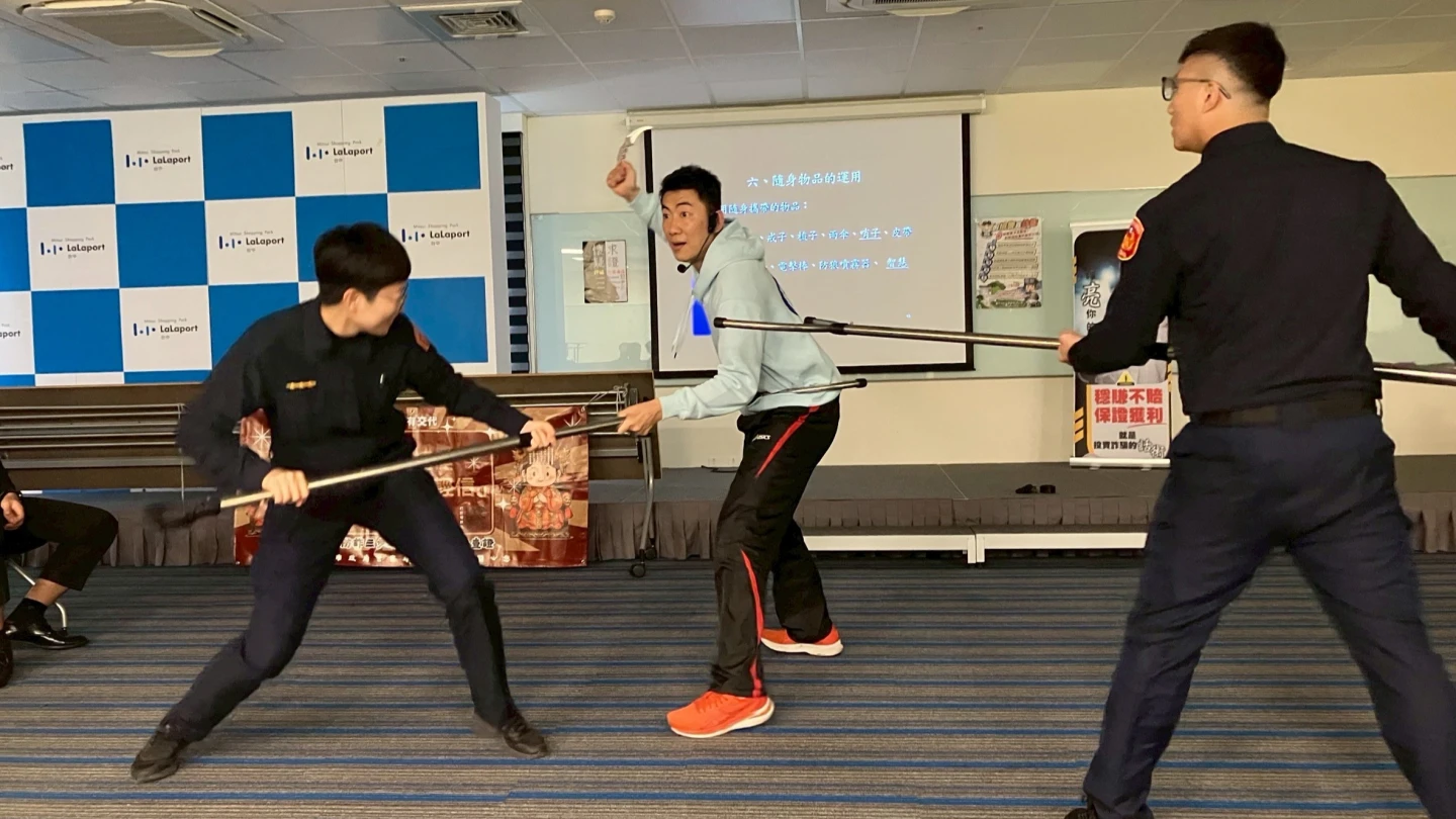 有片｜年節逛街免驚！商場安全再提升　「警界葉問」親授實戰保命術 